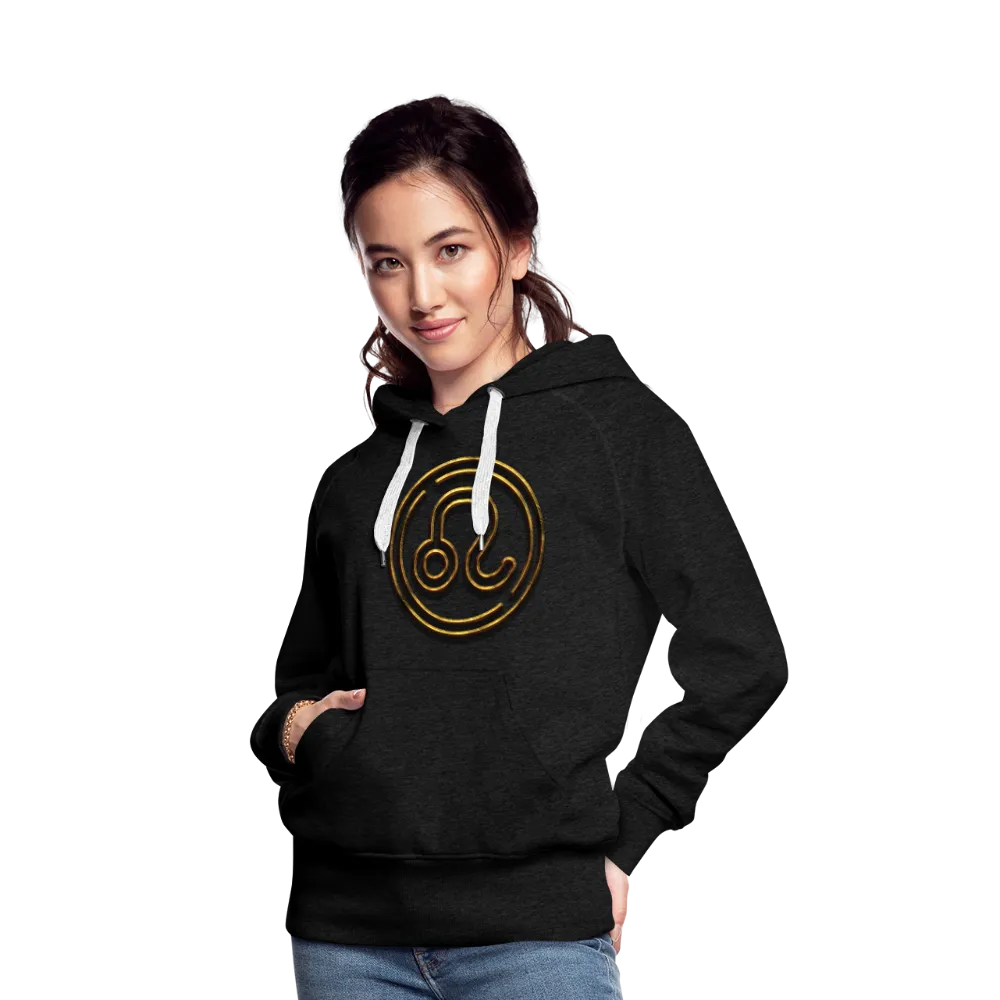 Leo 3D Gold Women’s Premium Hoodie