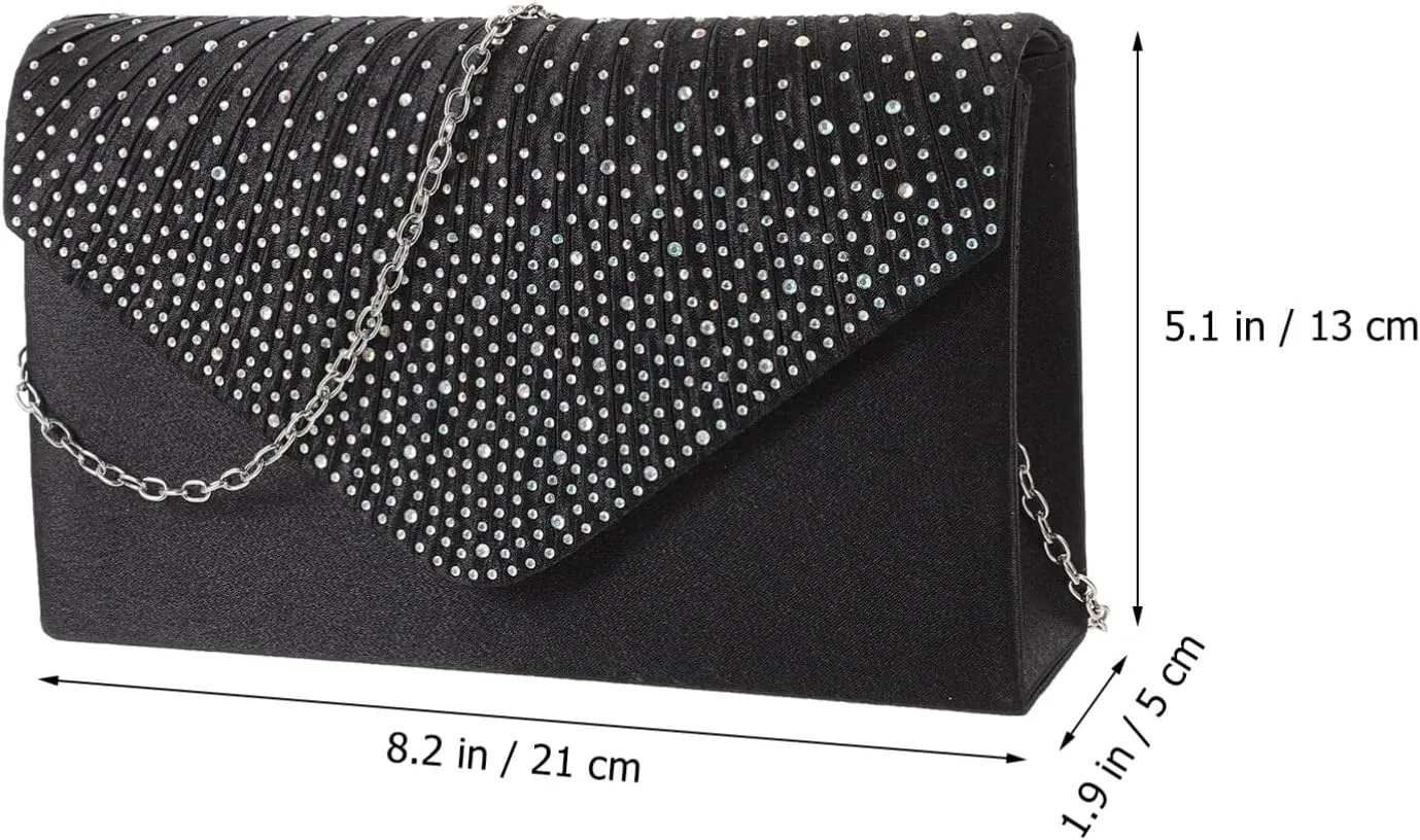 LIFKOME Evening Purse Bridal Purse Women Formal Clutch Bag Women Purse for Formal Occasion