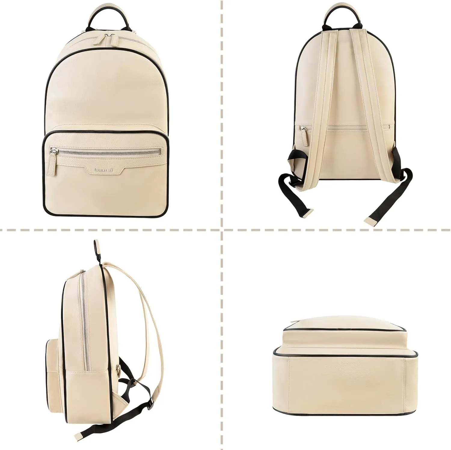 Light ApricotWork Backpack - Designer Travel Laptop Backpack, Casual Daypack for Women, College Backpack for Students & Adults, School Bag,Mochila(light apricot)