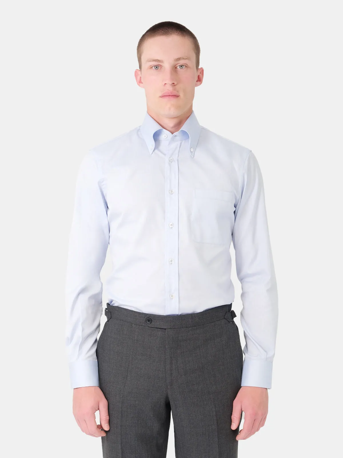 Light Blue Lightweight Oxford Button Down Shirt