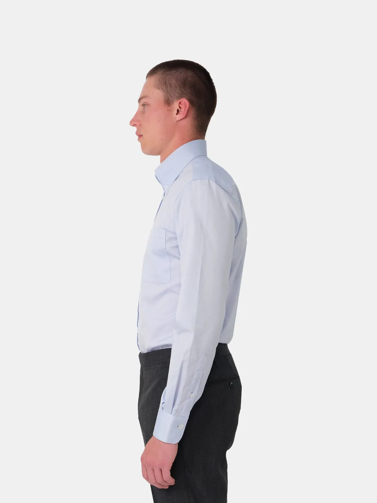 Light Blue Lightweight Oxford Button Down Shirt