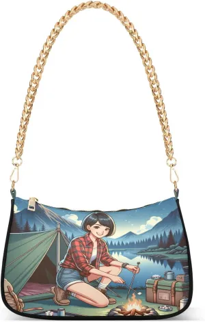 Light Gray Ladies Shoulder Bag, Cute Hand Bag