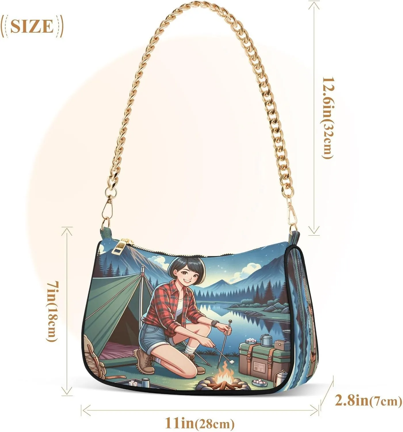 Light Gray Ladies Shoulder Bag, Cute Hand Bag