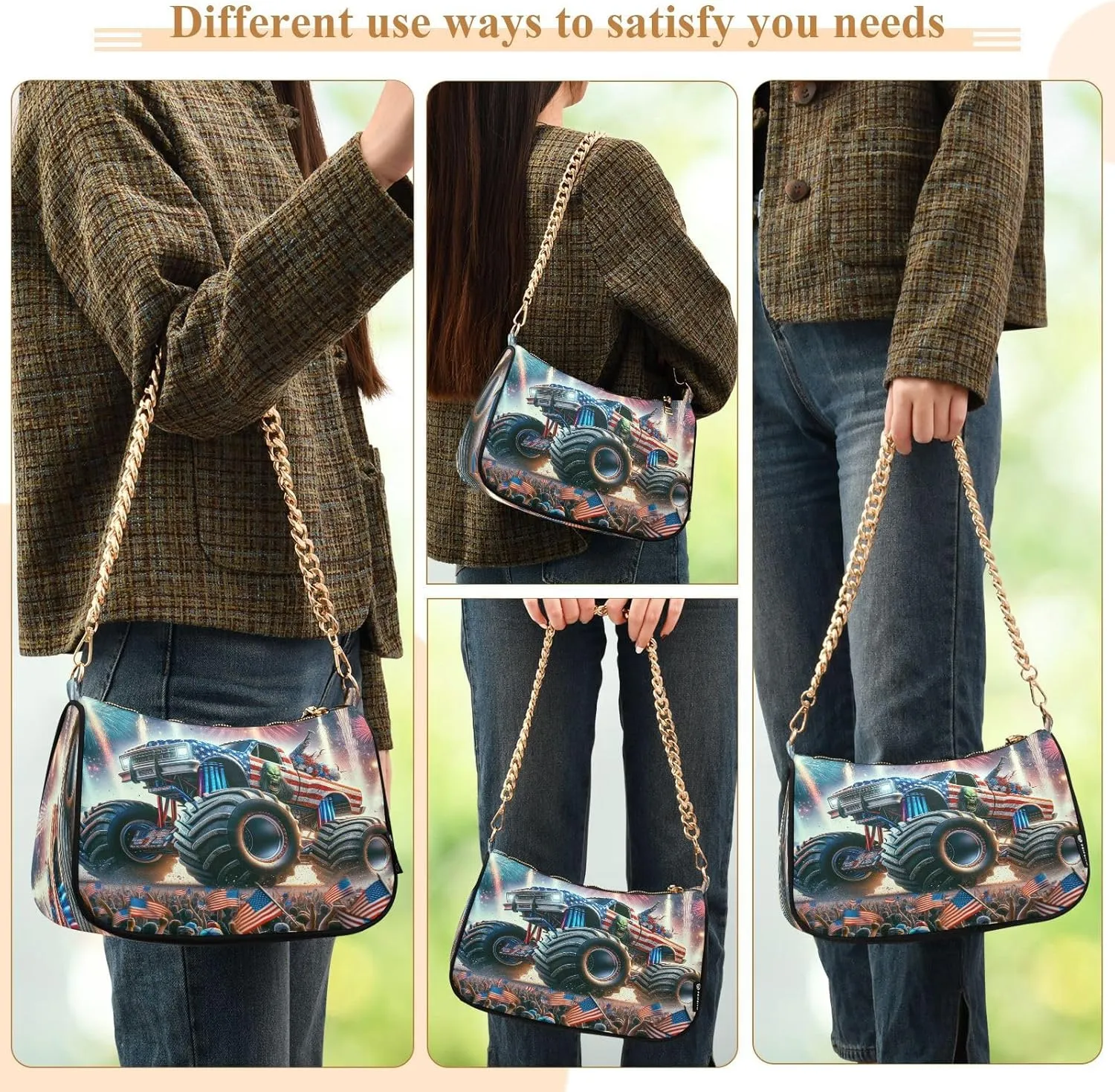 Light Gray Ladies Shoulder Bag, Cute Hand Bag