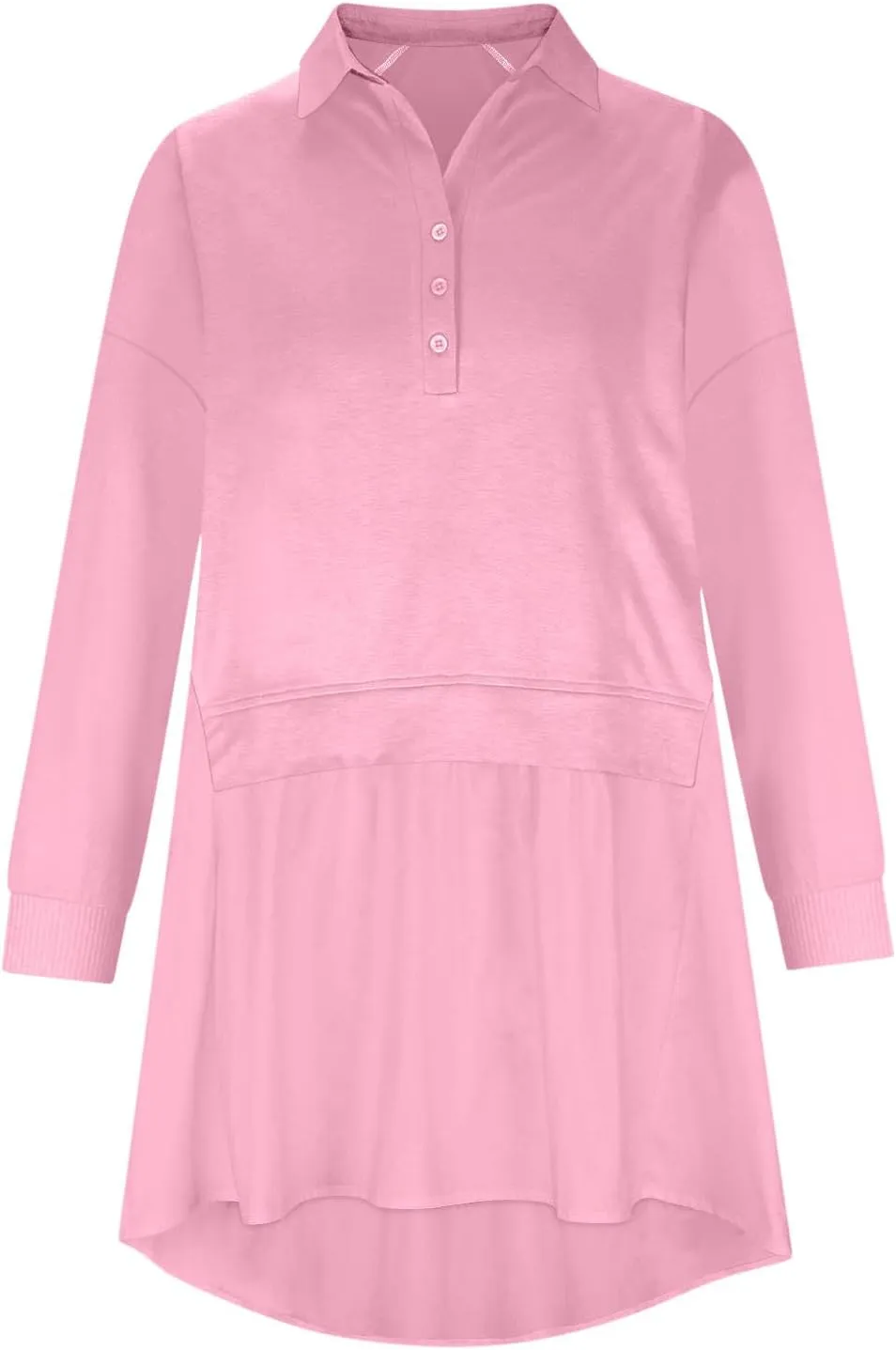 Long Sleeve Dresses for Women 2024 Sexy V Neck Solid Ruffle Mini Dress Causal Pleated Pullover Mini Dress Fall Outfit