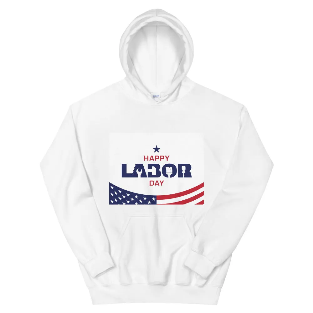 Men Labour Day Hooded Sweatshirt