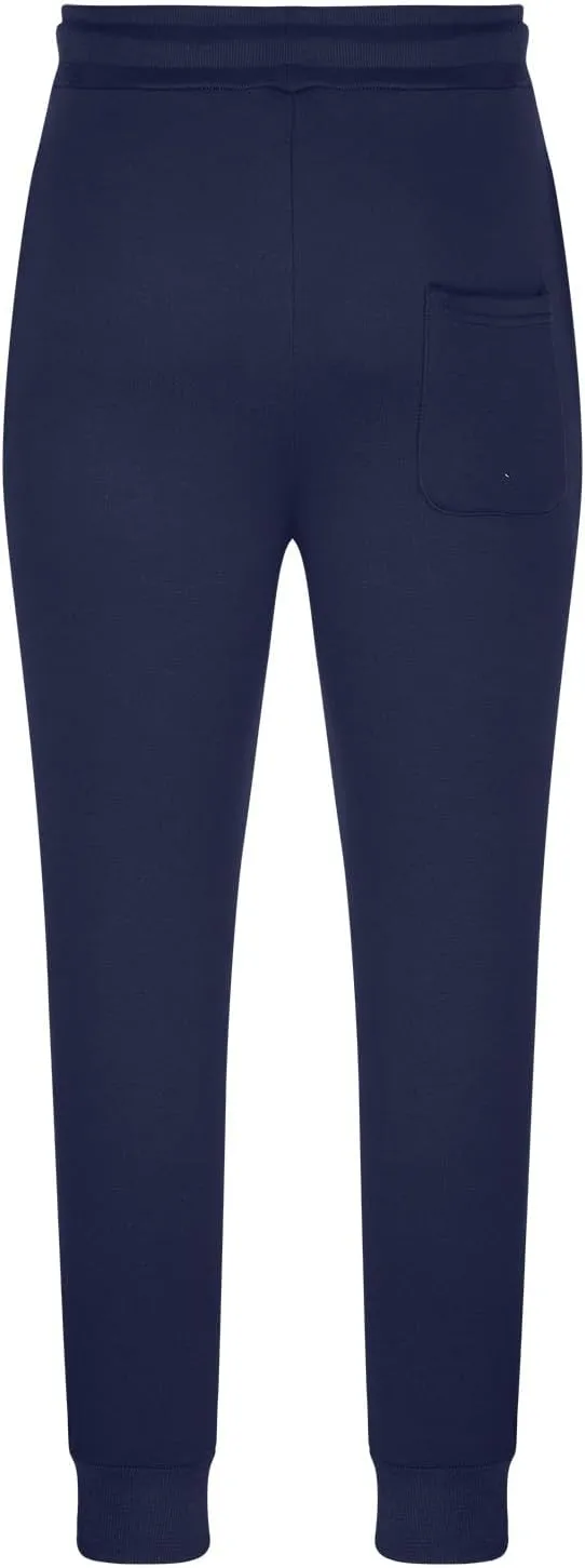 Mens Casual Pants Drawstring Elastic Waist Sports Sweatpants Cotton Solid Loose Trousers Classic-Fit Long Pant