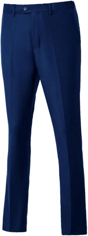 Mens Dress Pant Slim Fit Flat Front Pants for Men Classic Fit Hidden Expandable Waist Golf Men Suit Pants for Work