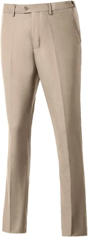 Mens Dress Pant Slim Fit Flat Front Pants for Men Classic Fit Hidden Expandable Waist Golf Men Suit Pants for Work