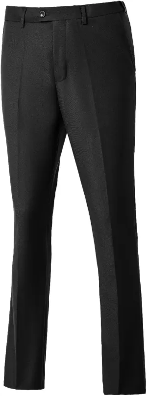 Mens Dress Pant Slim Fit Flat Front Pants for Men Classic Fit Hidden Expandable Waist Golf Men Suit Pants for Work