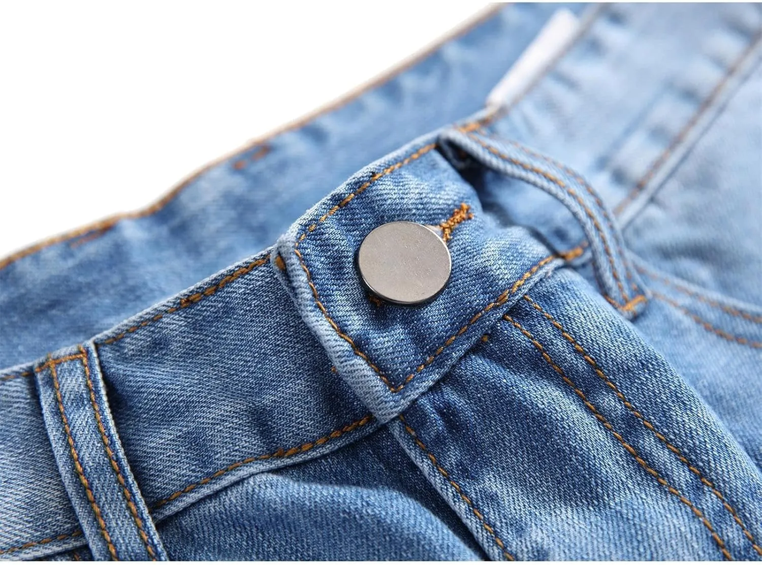 Men's Jeans Stretch Straight Wash Casual Sport Slim Fit Jeans Drawstring Elasticated Waist Denim Pants with Pockets