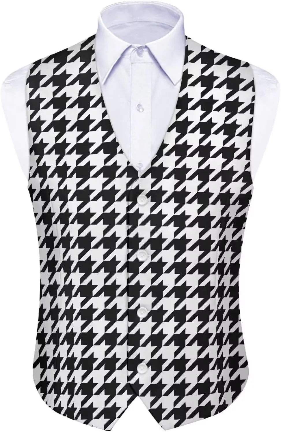 Men's Suit Vest Business Formal Dress 2025 Trendy Waistcoat Vest Button Down Sleeveless Casual