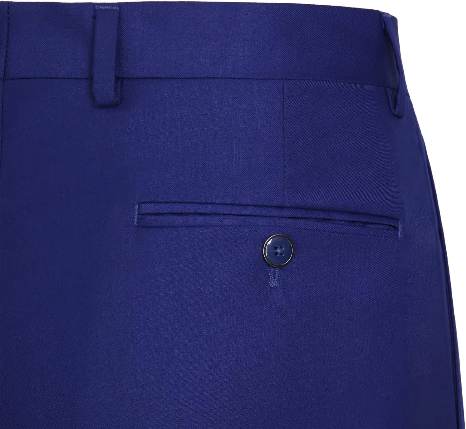 Mens Suits 2 Piece Double Breasted Six Button Classic Fit Business Jacket Blazer Pants Set