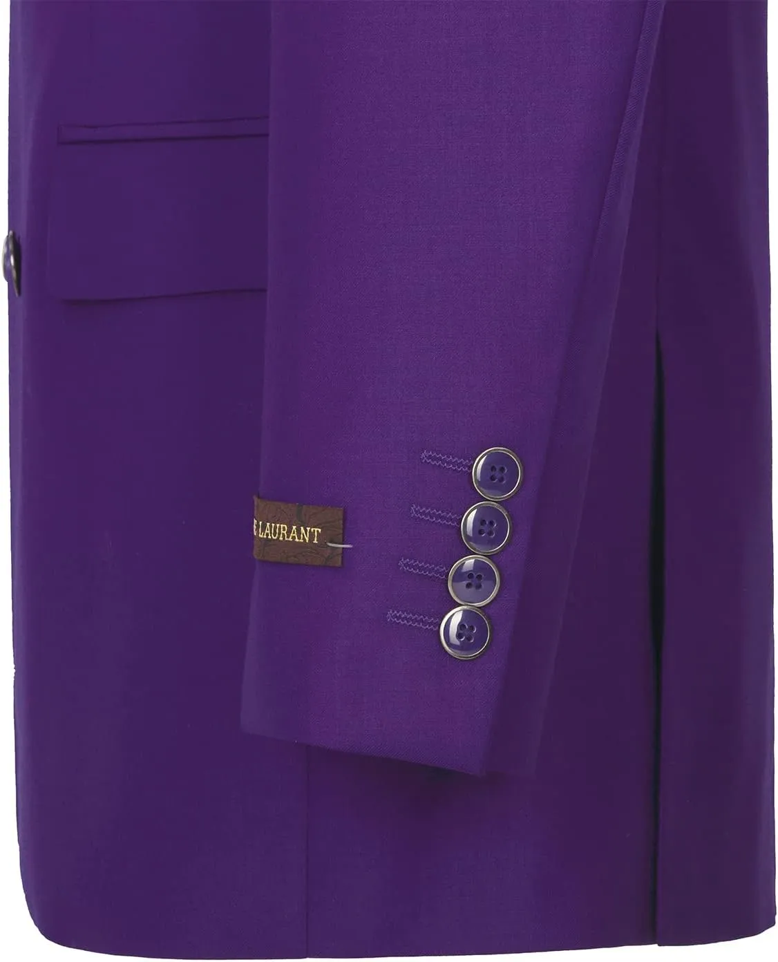 Mens Suits 2 Piece Double Breasted Six Button Classic Fit Business Jacket Blazer Pants Set
