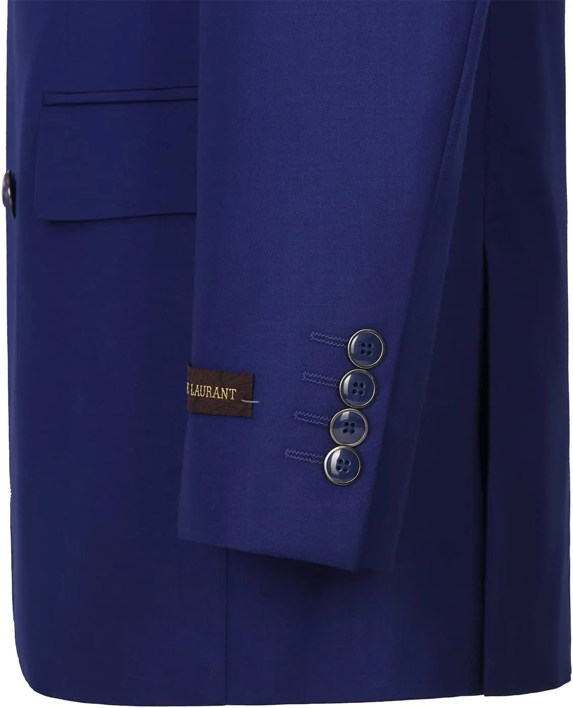 Mens Suits 2 Piece Double Breasted Six Button Classic Fit Business Jacket Blazer Pants Set