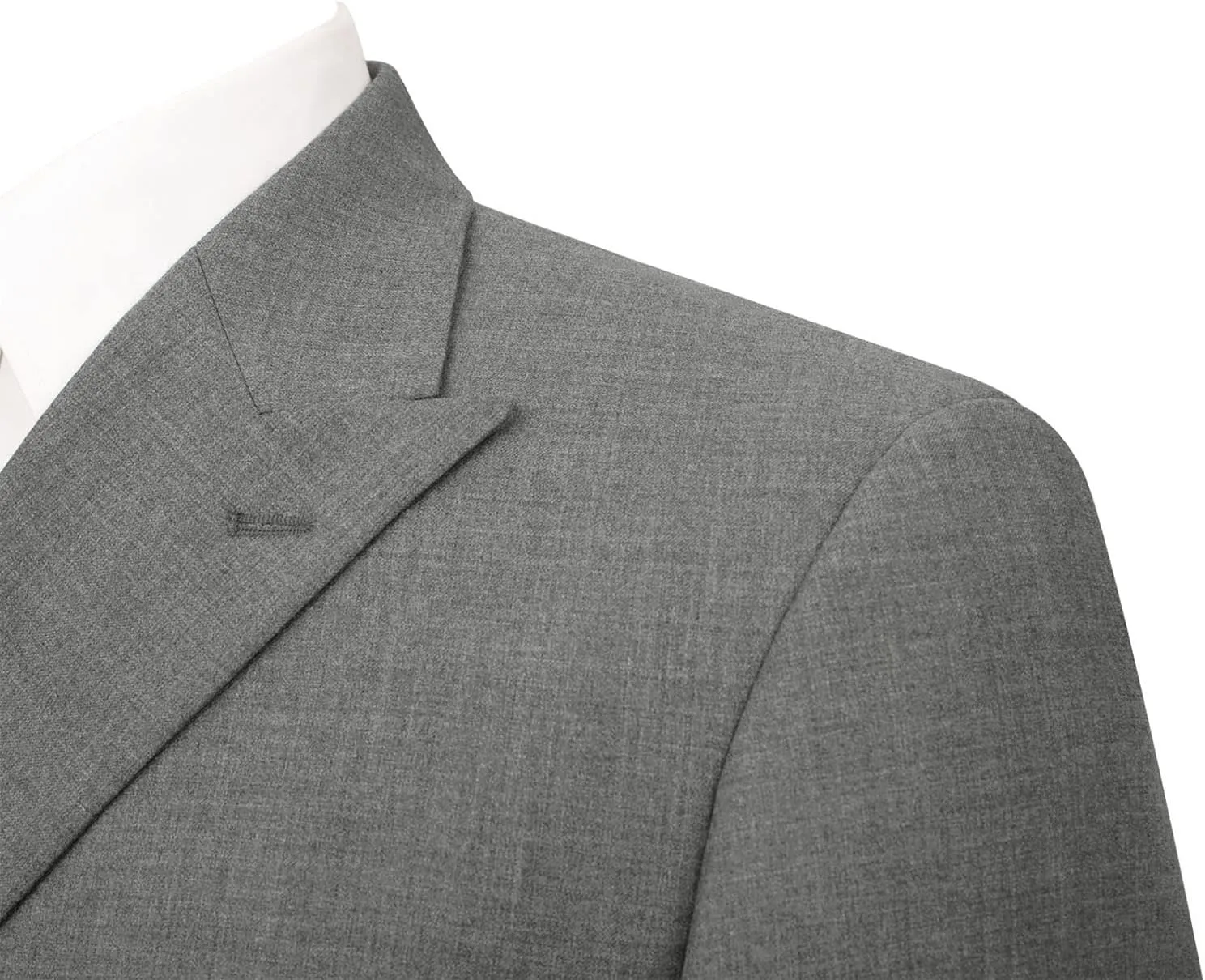 Mens Suits 2 Piece Double Breasted Six Button Classic Fit Business Jacket Blazer Pants Set