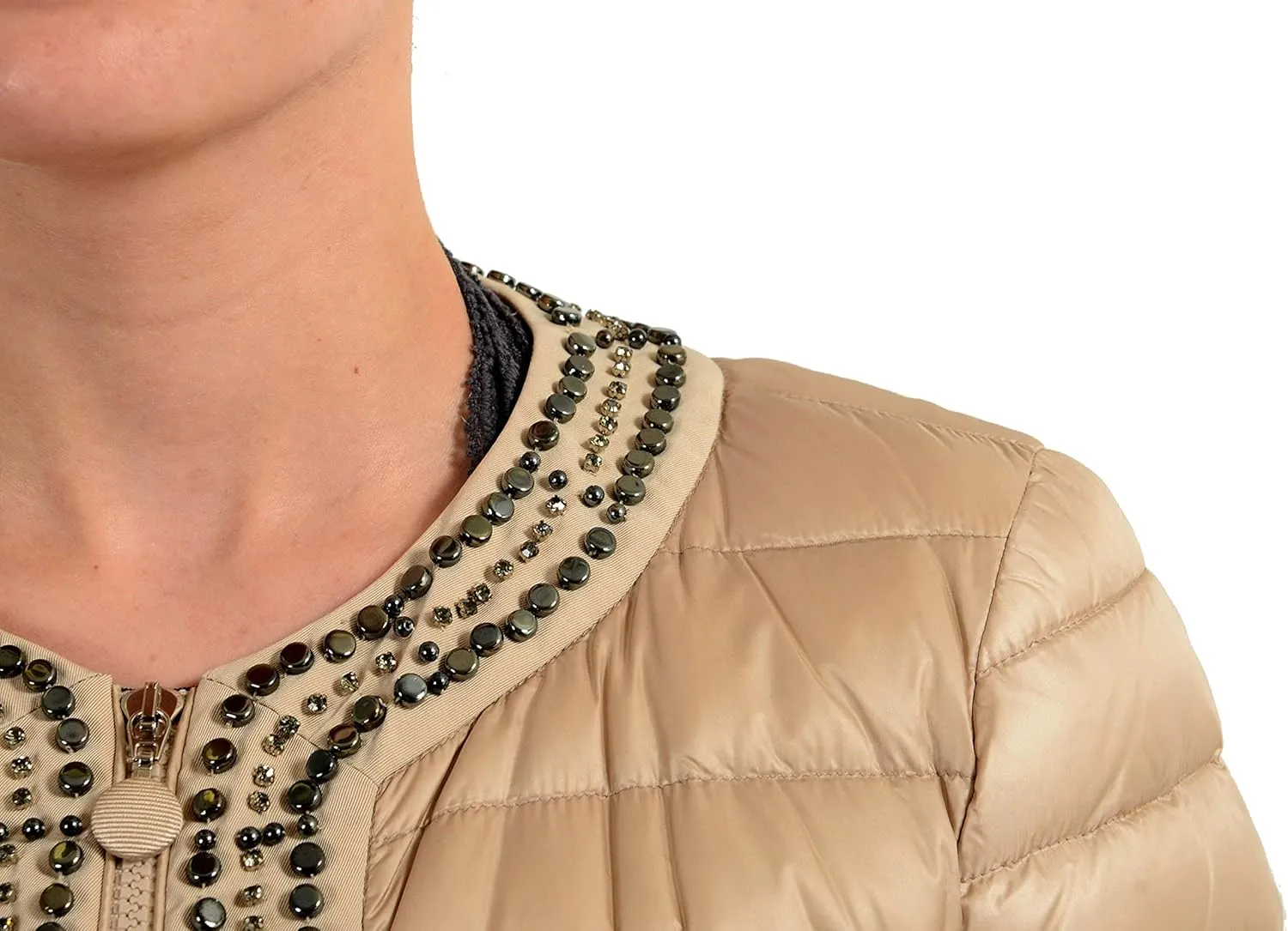Moncler Women's Chartran Stone Down Light Parka Jacket US Sz
