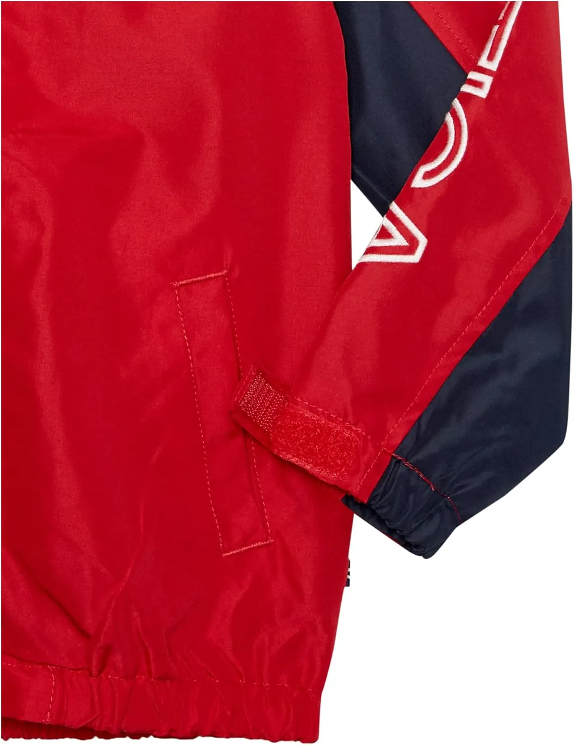 Nautica Boys' Light Weight Anchor Jacket with Stowable Hood