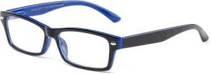 Newbee Fashion - Simple Sleek Squared Fashion Eye Glasses Clear Lens Frames for Women and Men Cosplay Accessories