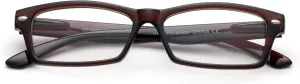 Newbee Fashion - Simple Sleek Squared Fashion Eye Glasses Clear Lens Frames for Women and Men Cosplay Accessories