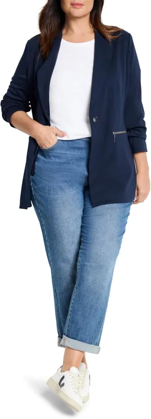 NIC ZOE Women's Ponte Zip Jacket