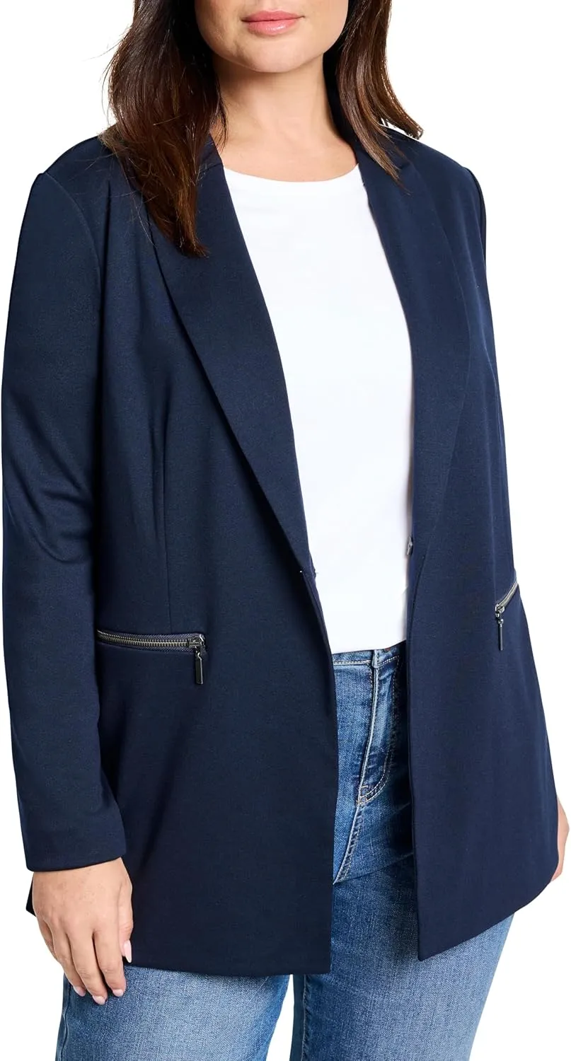NIC ZOE Women's Ponte Zip Jacket
