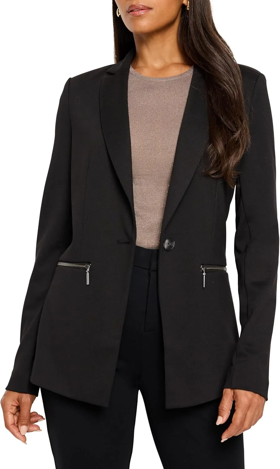 NIC ZOE Women's Ponte Zip Jacket