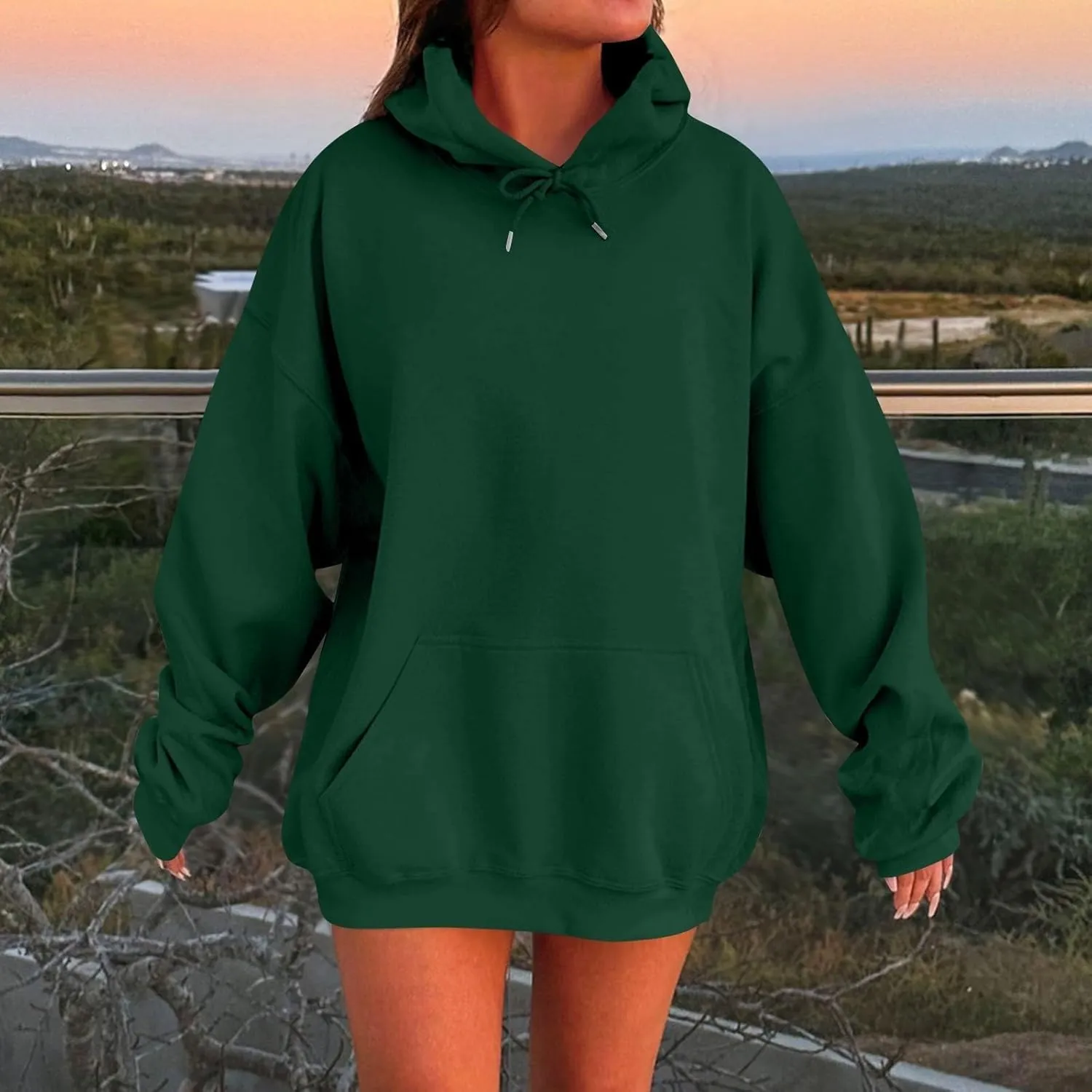 Oversized Hoodies for Women Winter Cotton Sweatshirts Pullover 2024 Fashion Tops Trendy Outfits