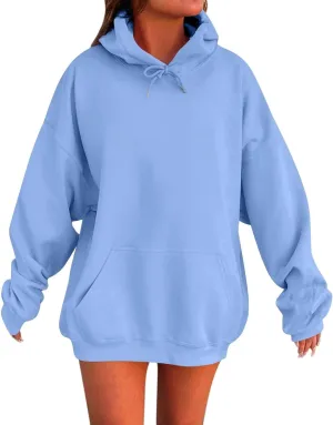 Oversized Hoodies for Women Winter Cotton Sweatshirts Pullover 2024 Fashion Tops Trendy Outfits