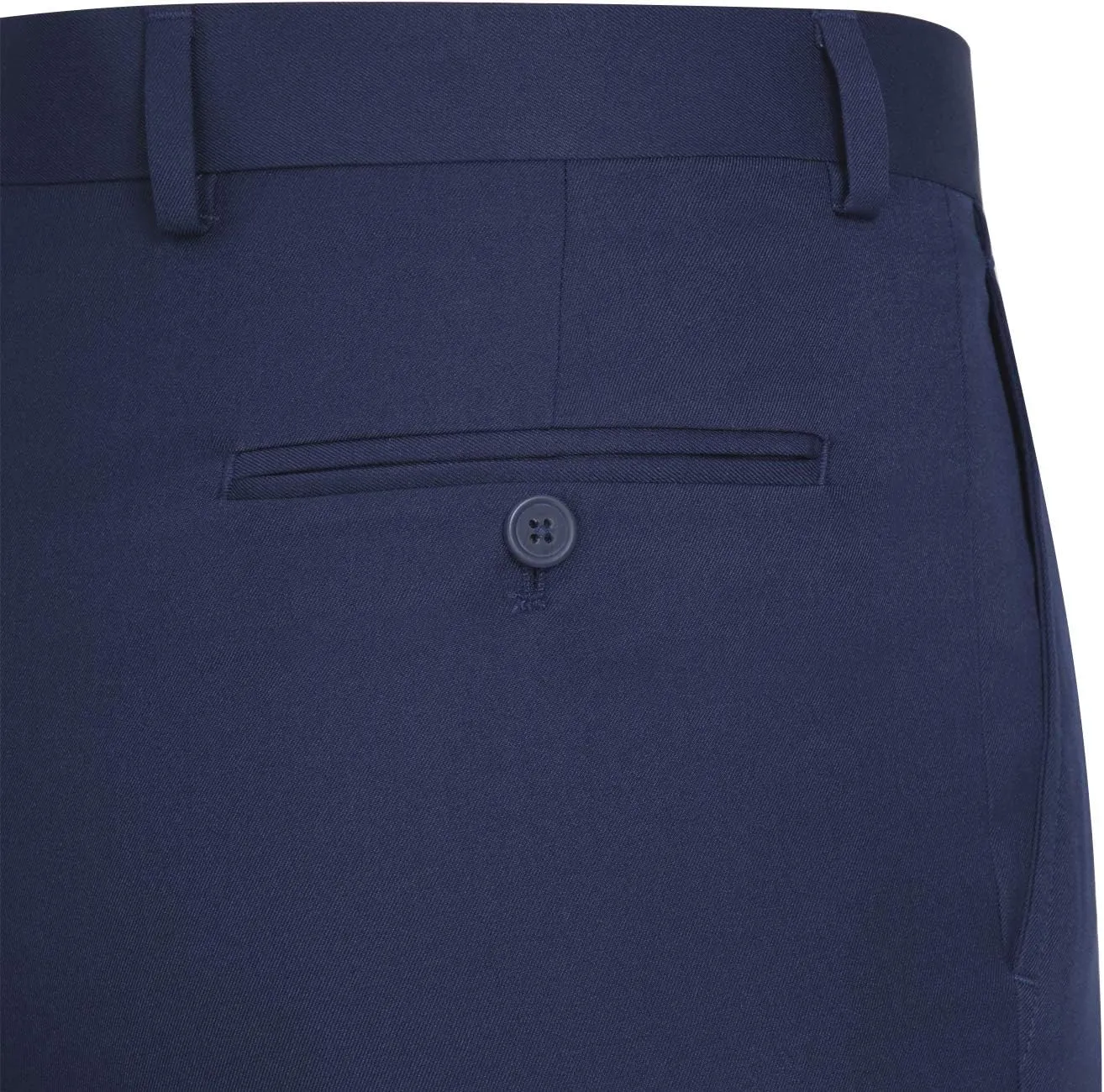 P&L Men's 2-Piece Classic Fit Single Breasted 2 Buttons Blazer & Trousers Suit