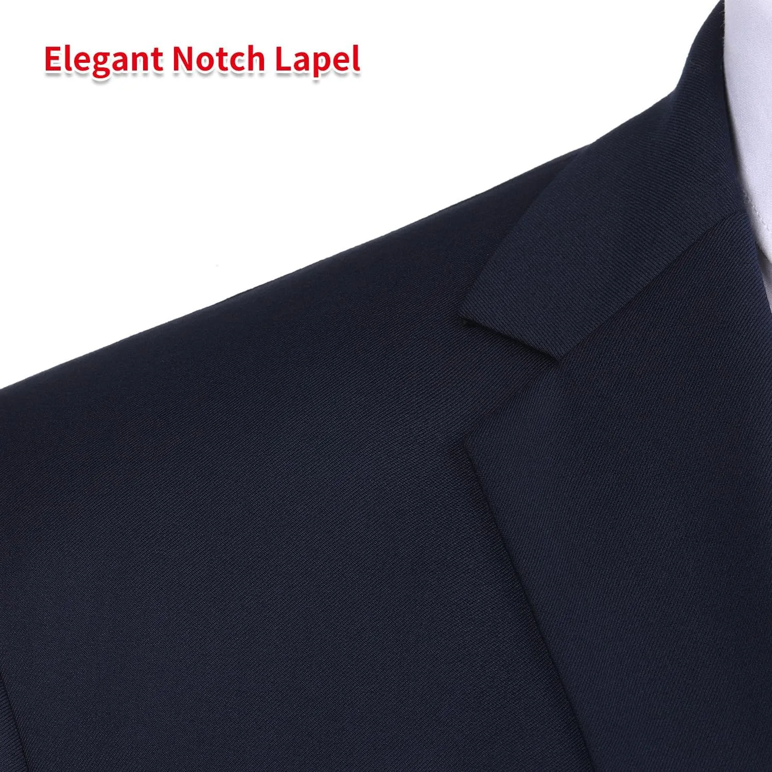 P&L Men's Suit Separates Classic Fit Flat Front Dress Pants & Formal Suit Jacket