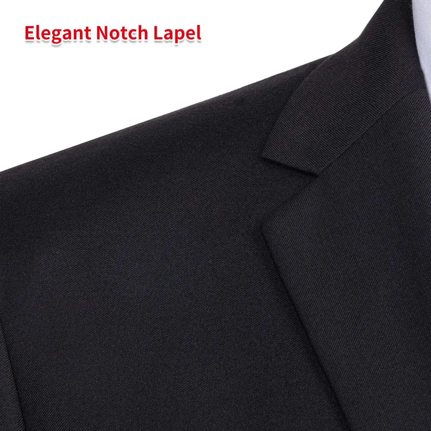P&L Men's Suit Separates Classic Fit Flat Front Dress Pants & Formal Suit Jacket