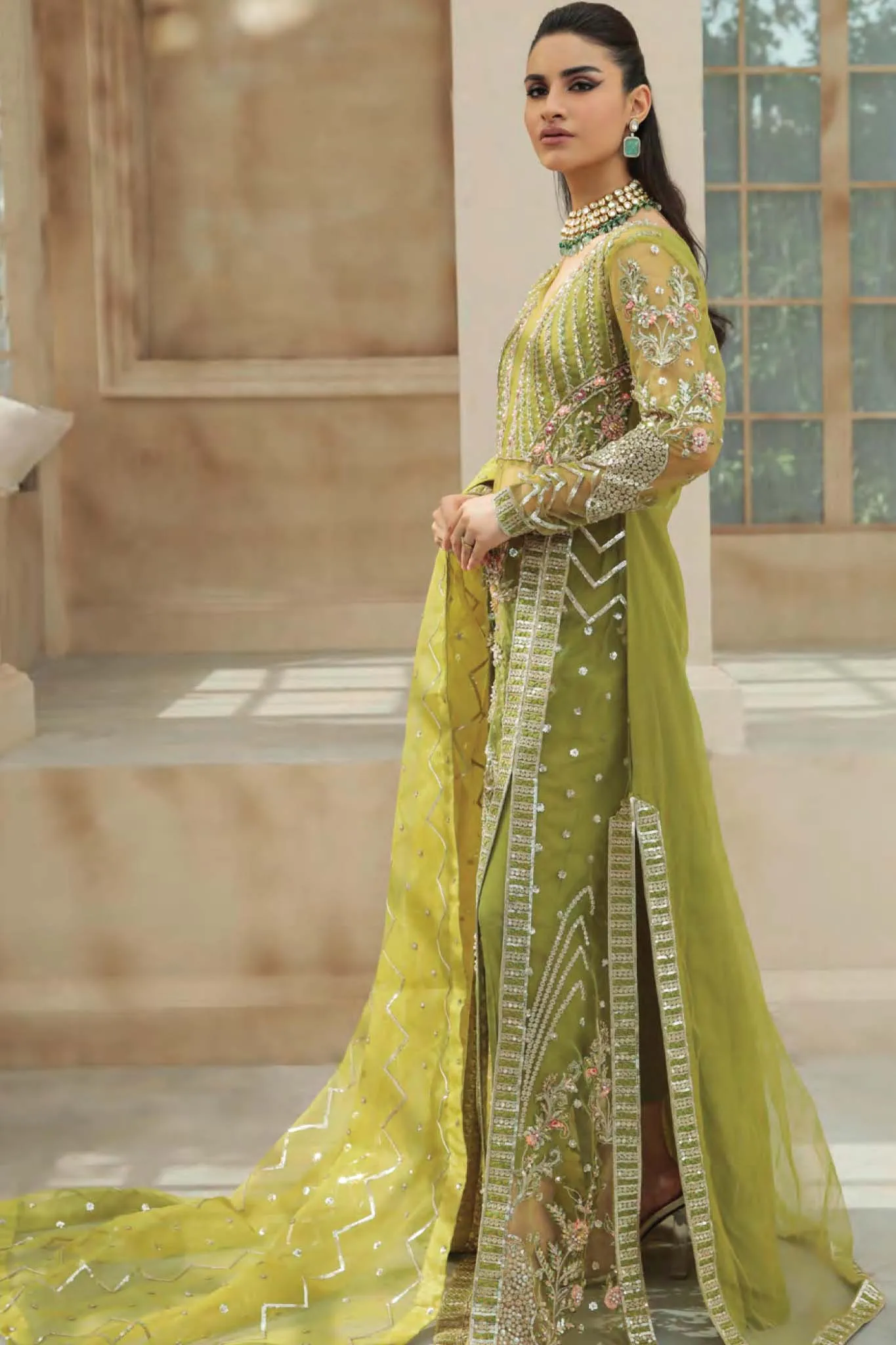 Parizah by Freesia Premium Unstitched 3 Piece Luxury Formal Collection'2022-FFD-0088