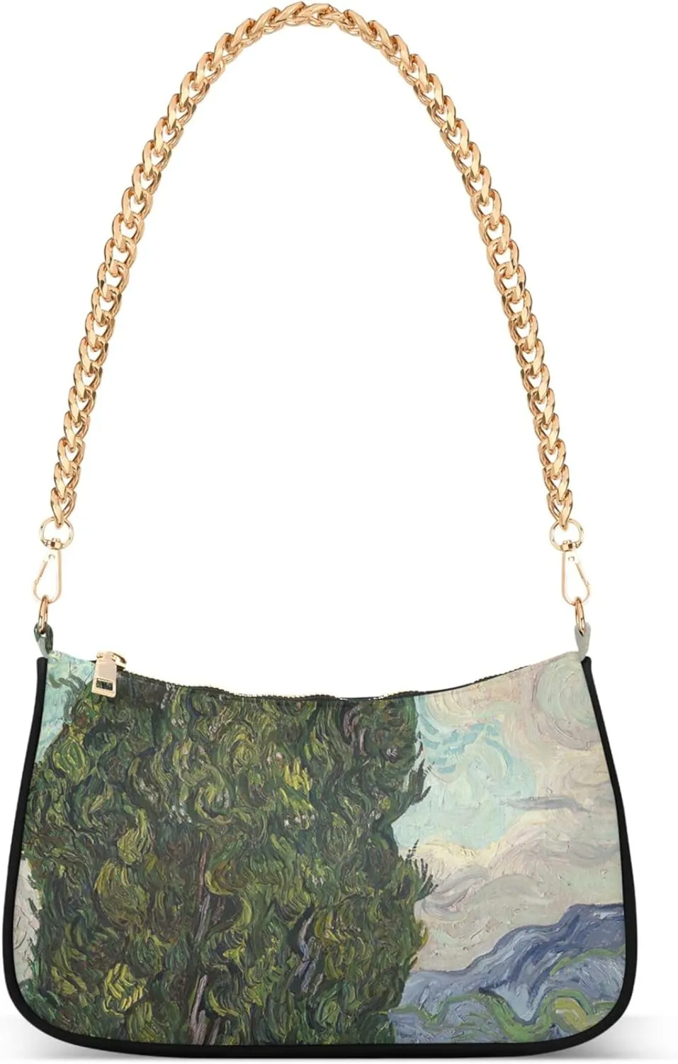 Pink Flamingos Watercolor Beach Phone Wallet Purse Small Hobo Purse Women Small Cute Handbags Cute Shoulder Purse