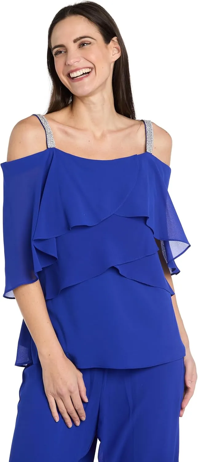 R&M Richards Women's 2PC Elegant Pant Set