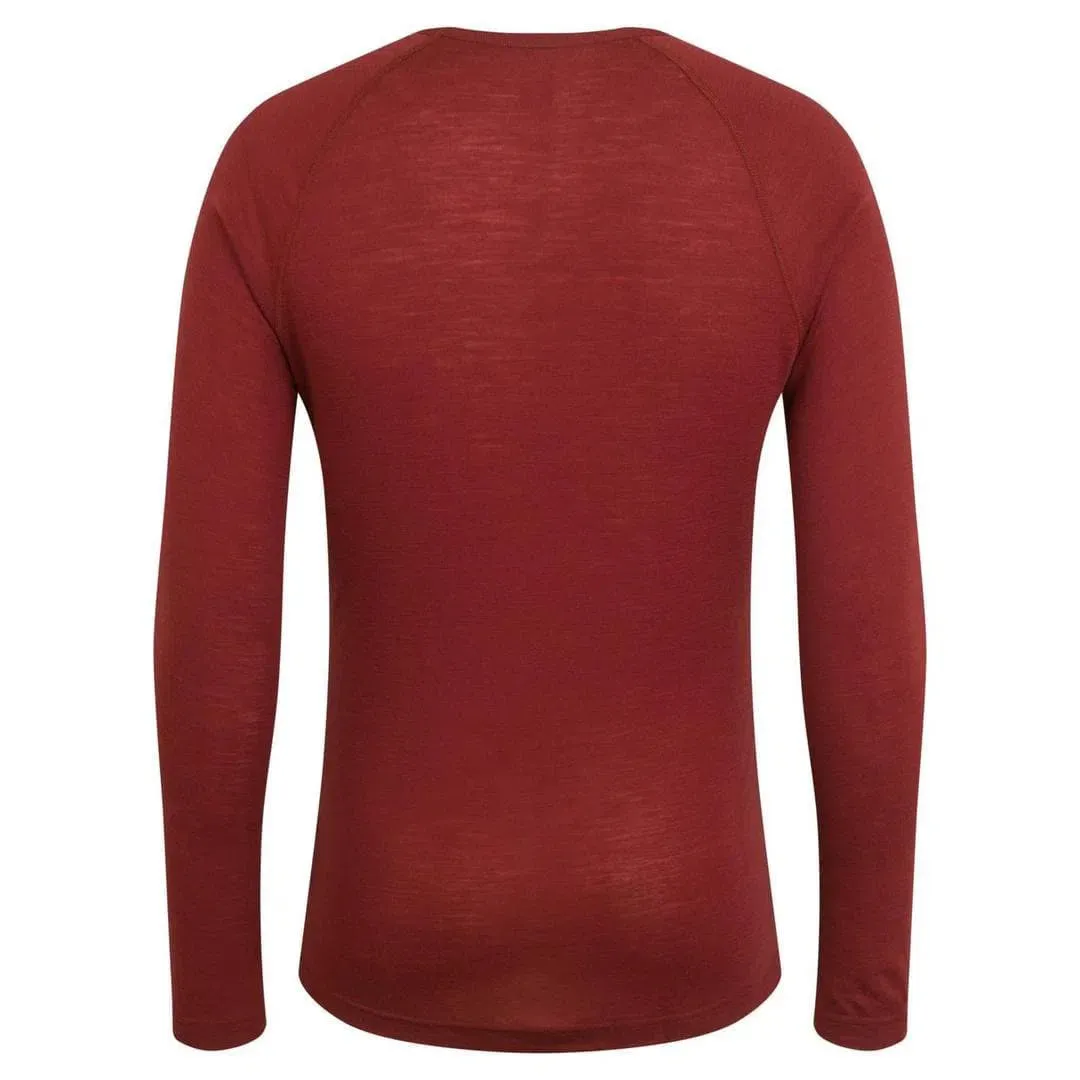 RAPHA Merino Base Layer Long Sleeve - FBF Brick