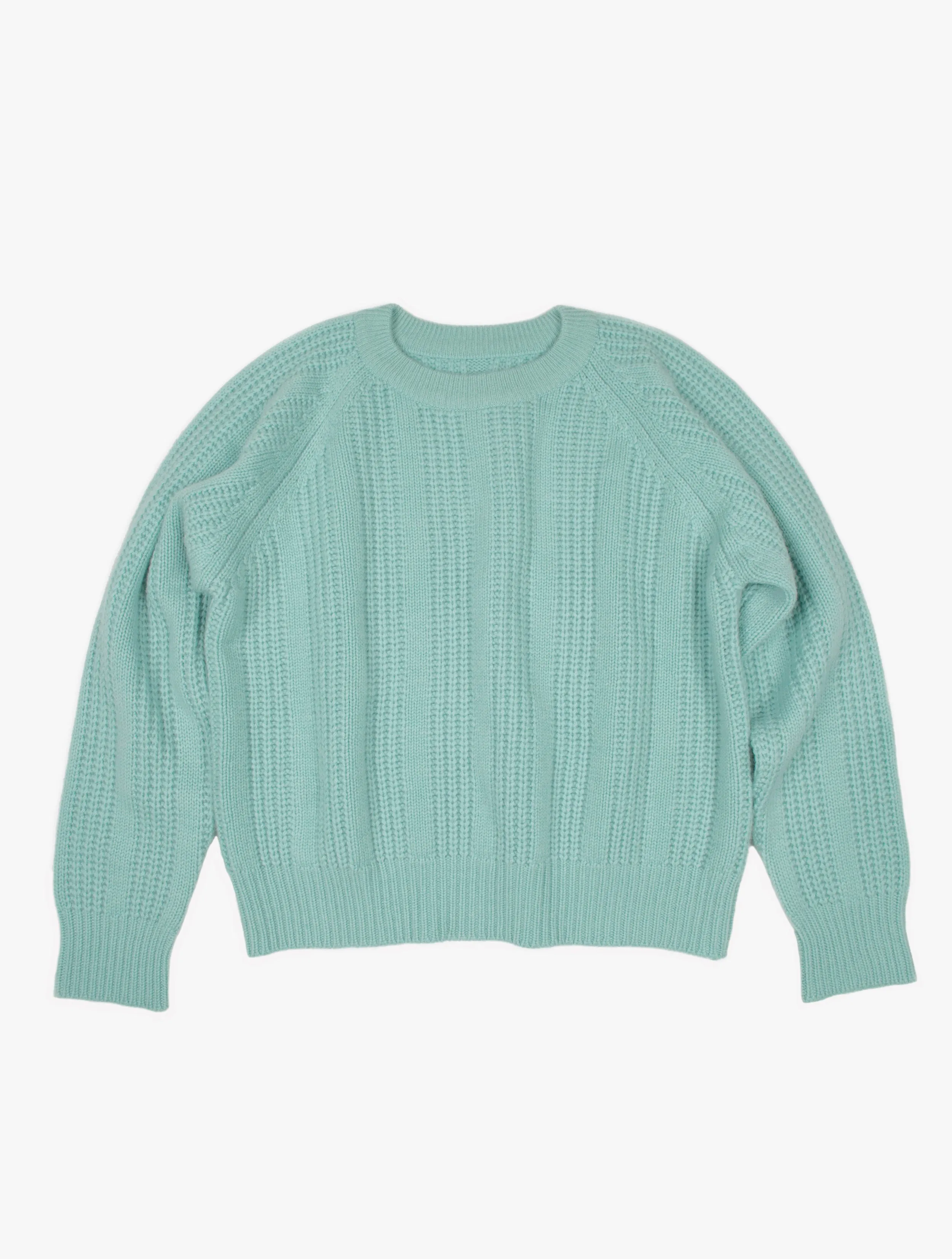 Relaxed Chunky Rib Cashmere Sweater