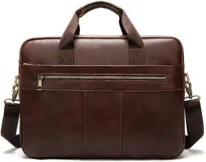 Retro Men's Briefcase Light Business Tote Men's Computer Bag Business Bag