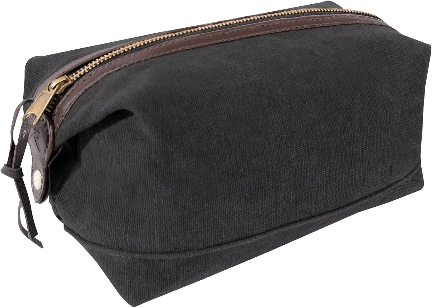 Rothco Canvas & Leather Travel Kit (Charcoal Grey)