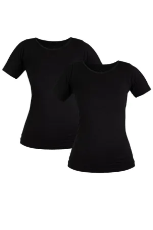 Soft basic  - Haily t-shirt 2 pak  - black