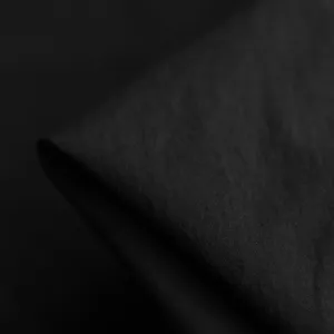 Soft Touch Black Poplin
