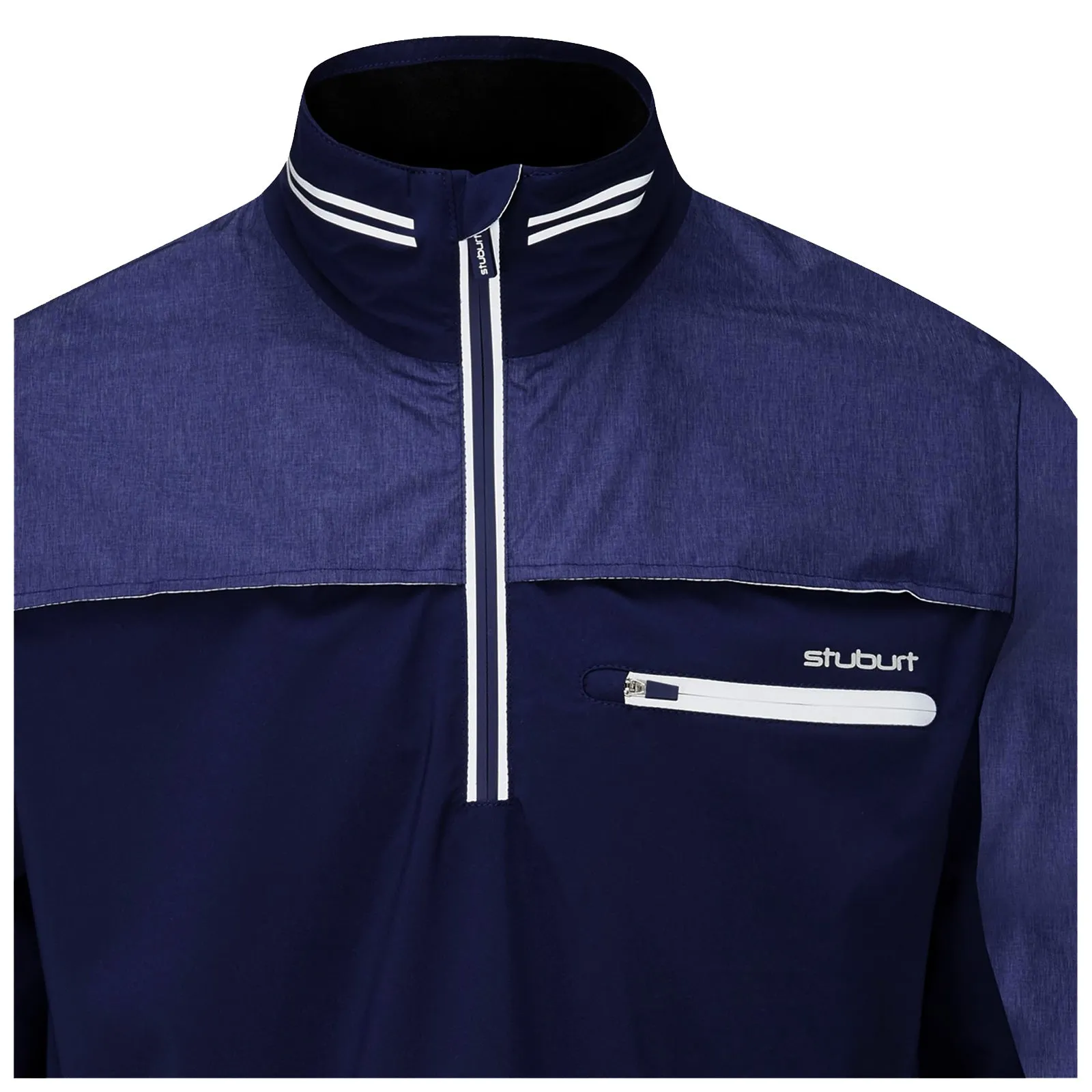 Stuburt Mens Evolution Reflective Waterproof Half Zip Jacket