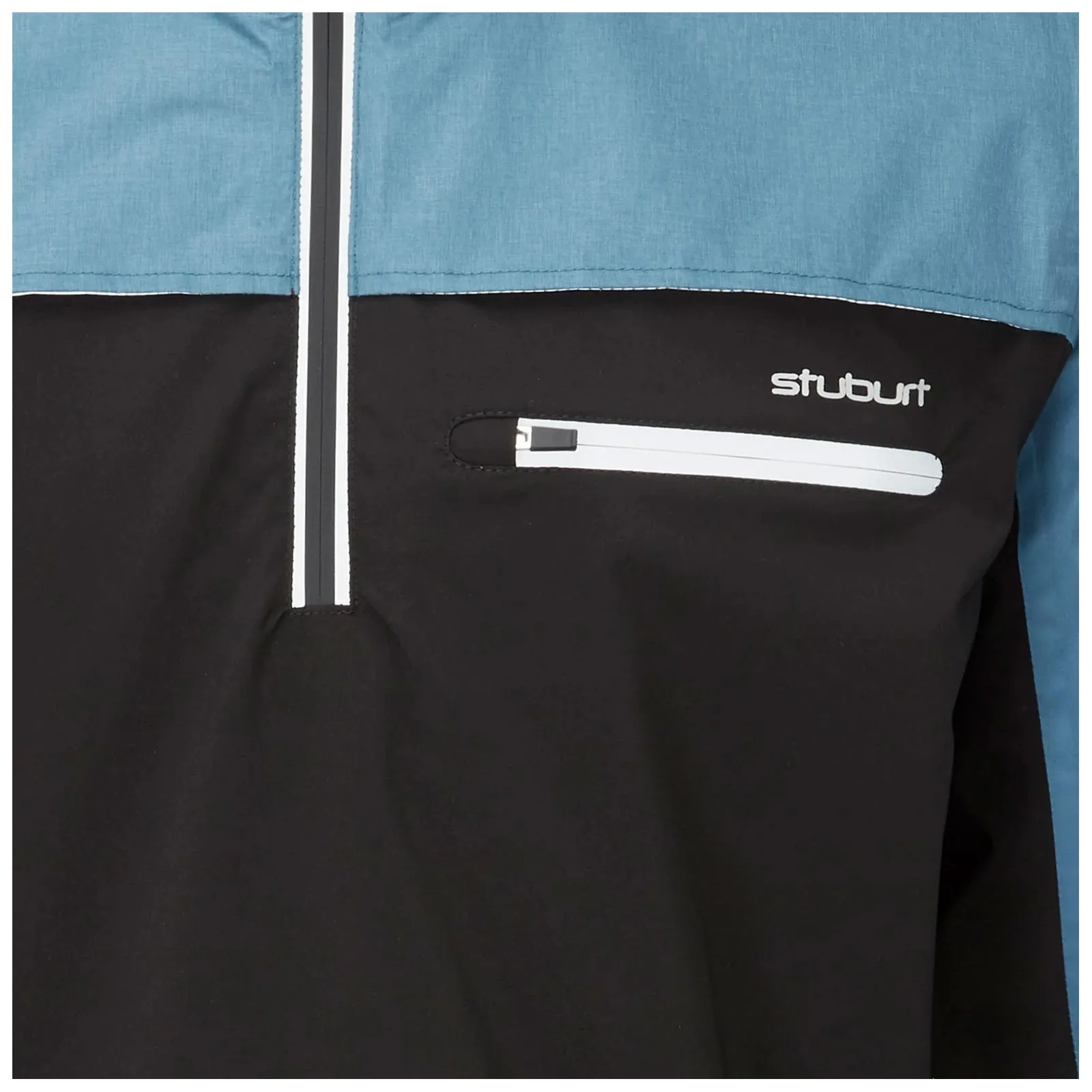 Stuburt Mens Evolution Reflective Waterproof Half Zip Jacket