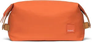 SWIMS Necessaire Lightweight Shave and Toiletry Bag, Dopp Kit, Bathroom Bag for Travel - Orange