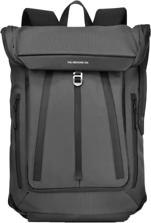 The Frenchie Co. Work/Travel Speed Backpack, Expandable (23-30L) Laptop Backpack with Anti-Theft Magnetic Closure, Made of Ballistic Nylon