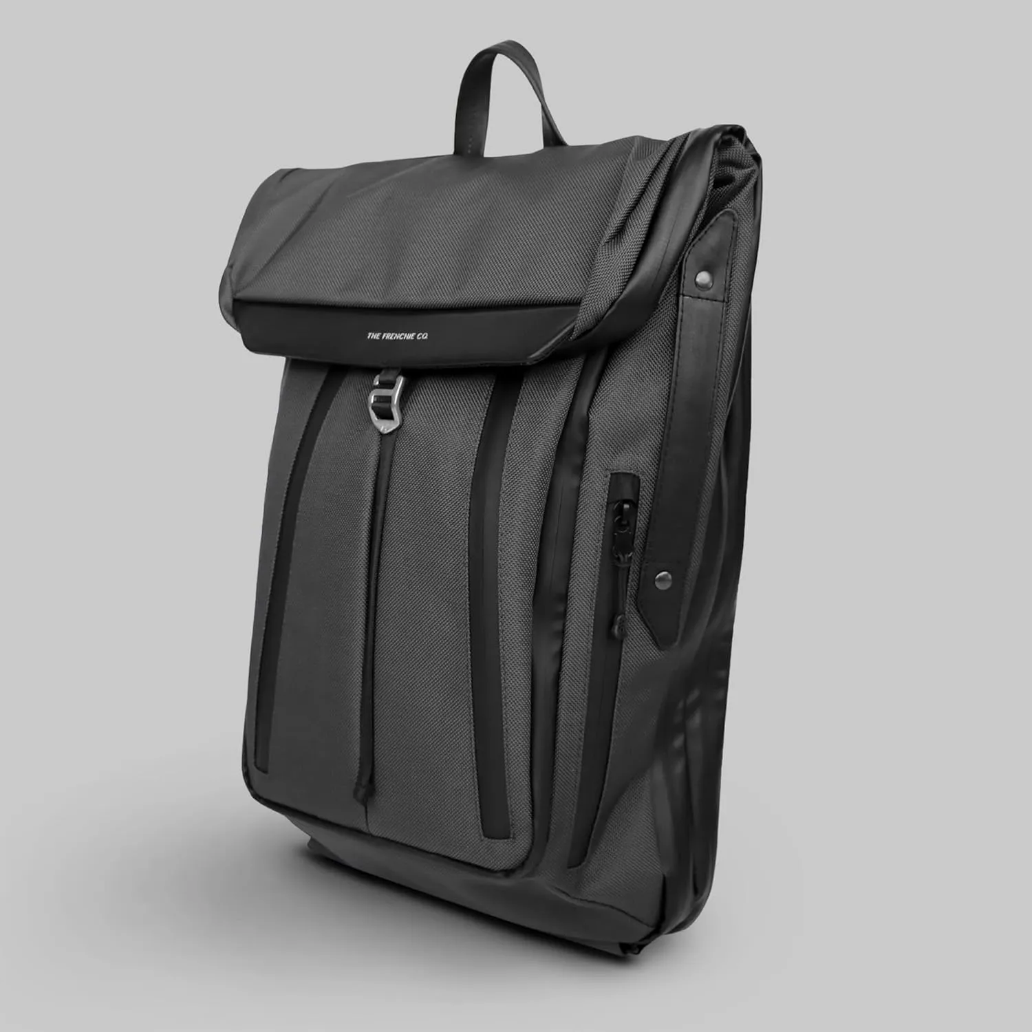 The Frenchie Co. Work/Travel Speed Backpack, Expandable (23-30L) Laptop Backpack with Anti-Theft Magnetic Closure, Made of Ballistic Nylon