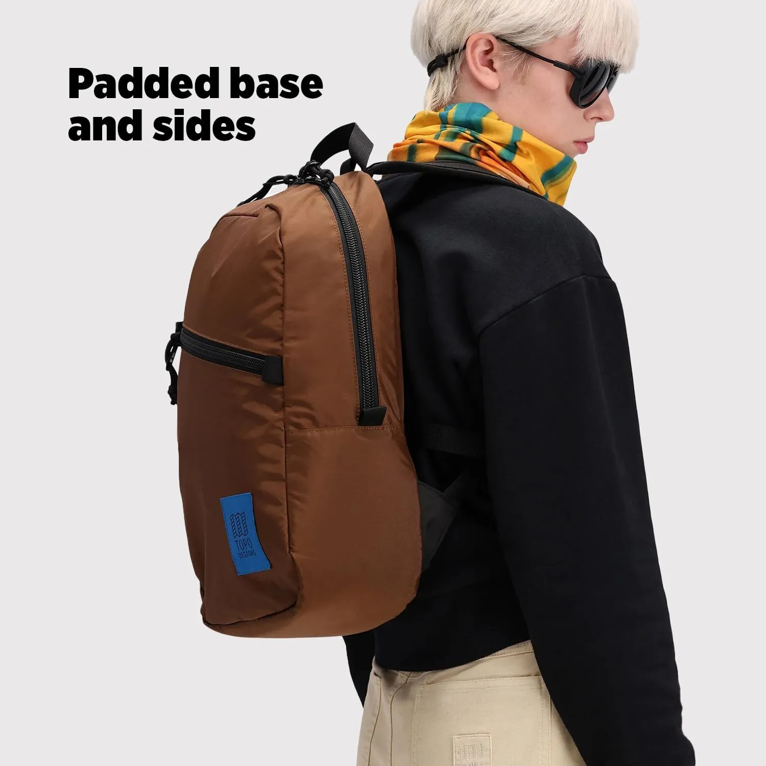 Topo Designs Light Pack, Rose/Geode Green, One Size