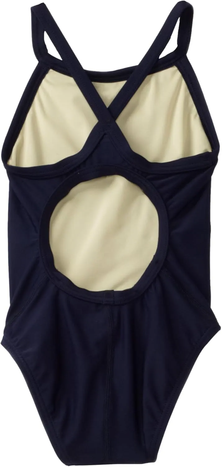 TYR Sport Girls' Solid Diamondback Swim Suit