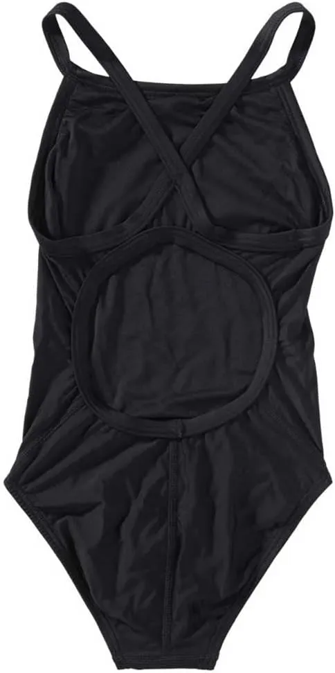 TYR Sport Girls' Solid Diamondback Swim Suit
