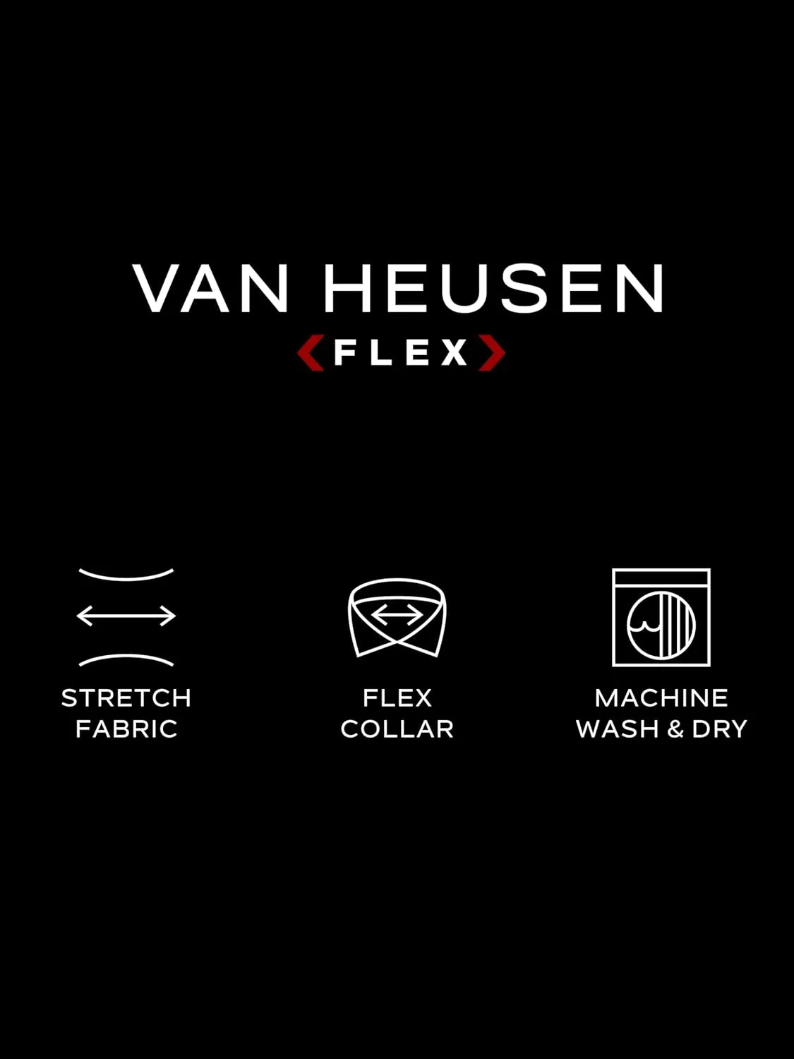 Van Heusen Men's Slim Fit Flex Collar Stretch Solid Dress Shirt - Amazon Exclusive